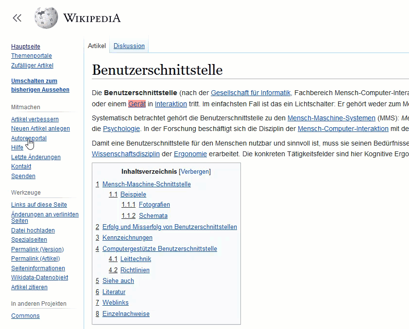 Seitenleiste Wikipedia nötig?